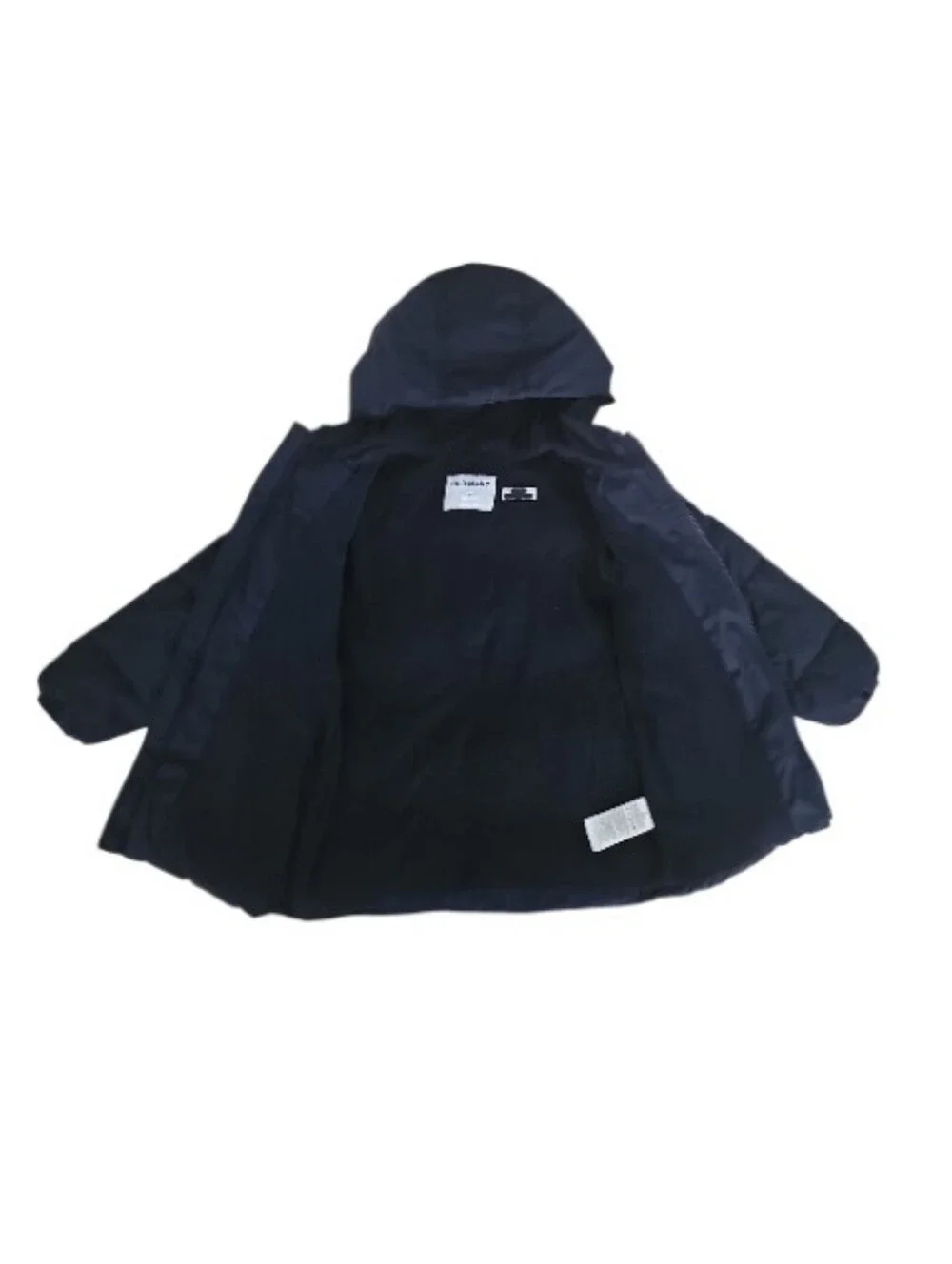 Old Navy Puffer Jacket Boys 5T Navy Hooded Water Resistant Winter Coat Full Zip